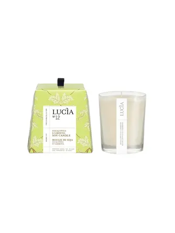 Lucia N°12 Eucalyptus & Gardenia Soy Candle 50h