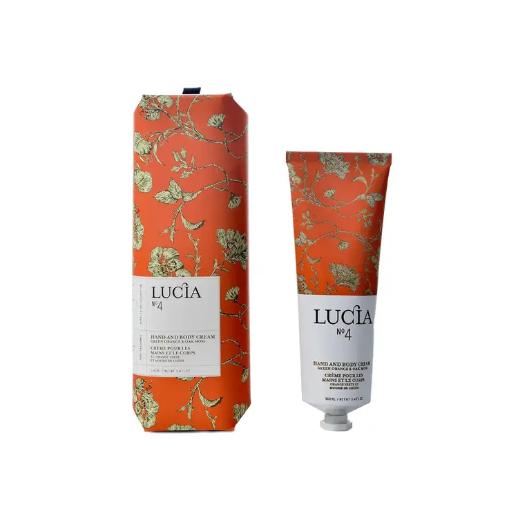 Lucia N°4 Green Orange & Oak Moss Hand and Body Cream