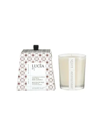Lucia N°1 Linseed Flower & Goat Milk Soy Candle 20h