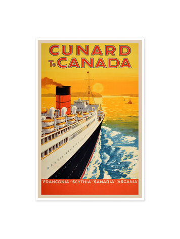 Vivid Print Cunard to Canada