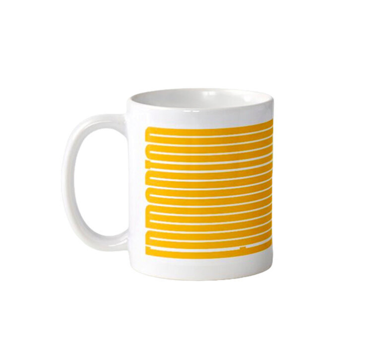 Bee Waeland Edmonton Alta Mug Orange