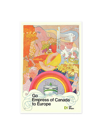 Vivid Print Go Empress of Canada to Europe