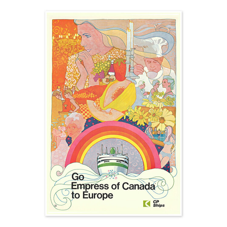 Vivid Print Go Empress of Canada to Europe