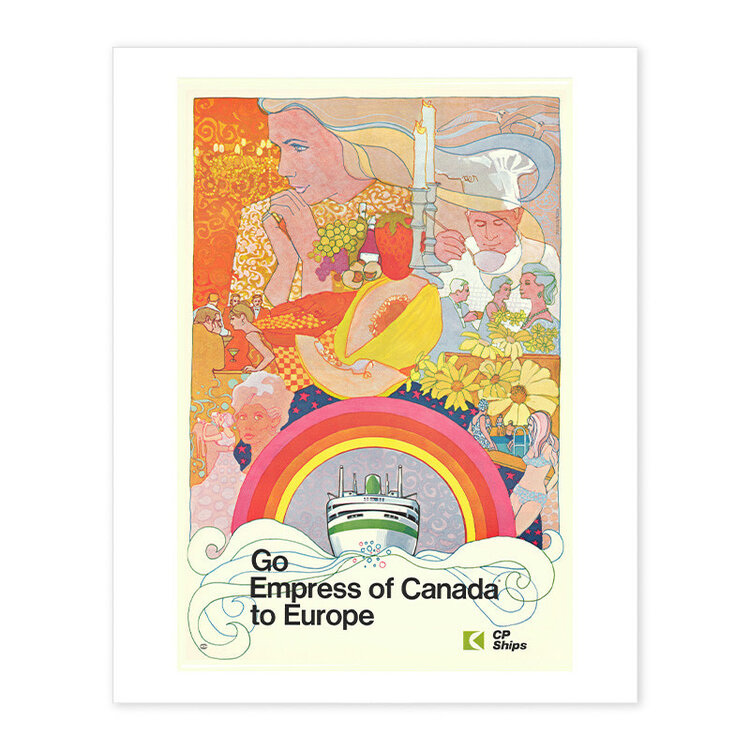 Vivid Print Go Empress of Canada to Europe