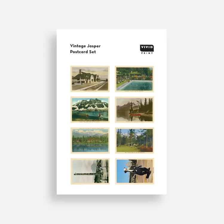 Vivid Print Vintage Jasper Postcard Set