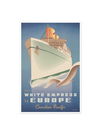 Vivid Print White Empress to Europe