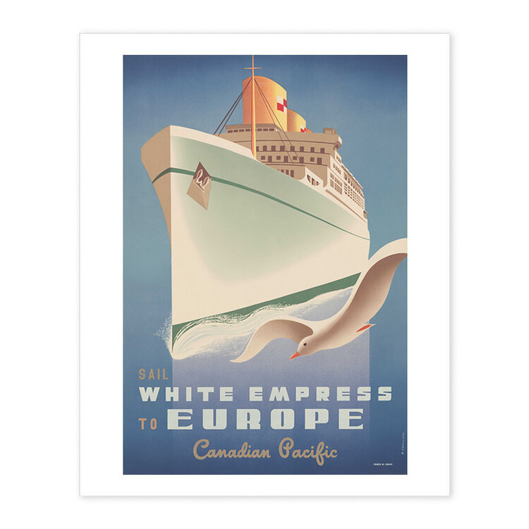 Vivid Print White Empress to Europe