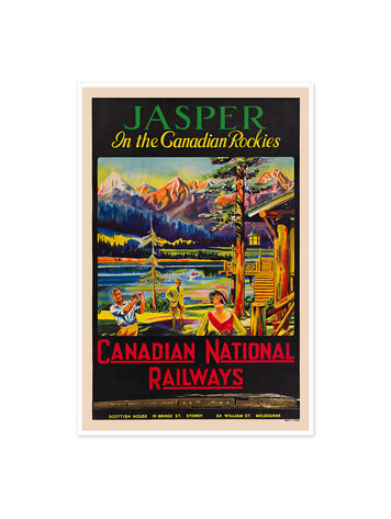 Vivid Print Jasper in the Canadian Rockies