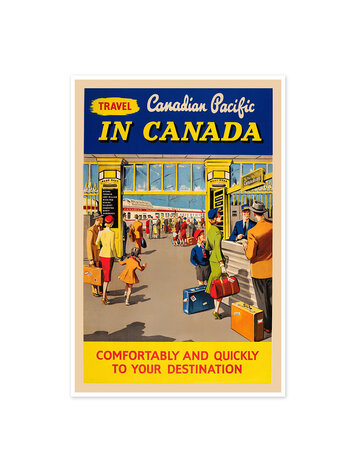 Vivid Print Travel Canadian Pacific in Canada