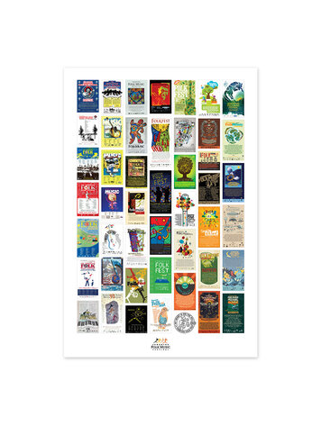 Vivid Print Edmonton Folk Music Festival Collection Poster 2026