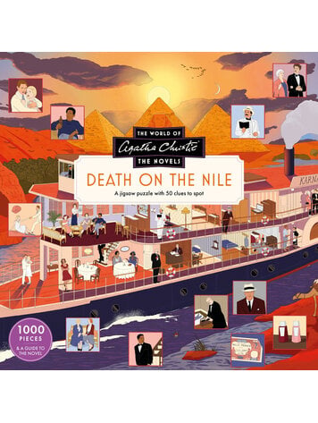 Laurence King Publishing The World of Agatha Christie: Death on the Nile: A 1000-piece jigsaw puzzle