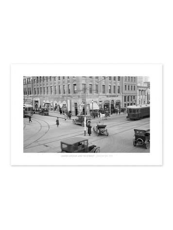 Vivid Archives Jasper Avenue and 101 Street Edmonton 1921