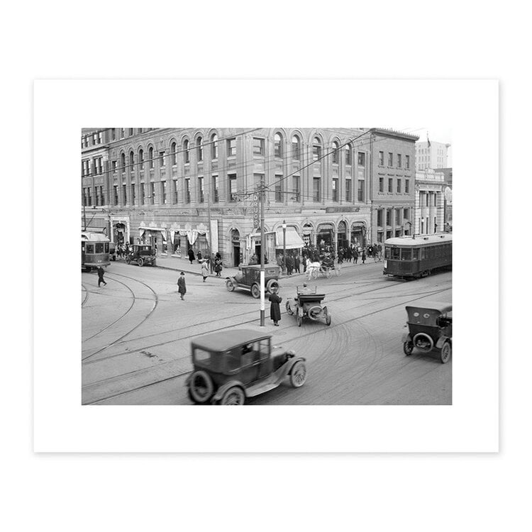 Vivid Archives Jasper Avenue and 101 Street Edmonton 1921