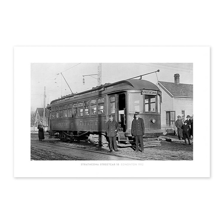 Vivid Archives Strathcona Streetcar 18, Edmonton 1912