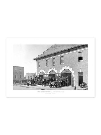 Vivid Archives Strathcona Fire Hall, Edmonton 1920