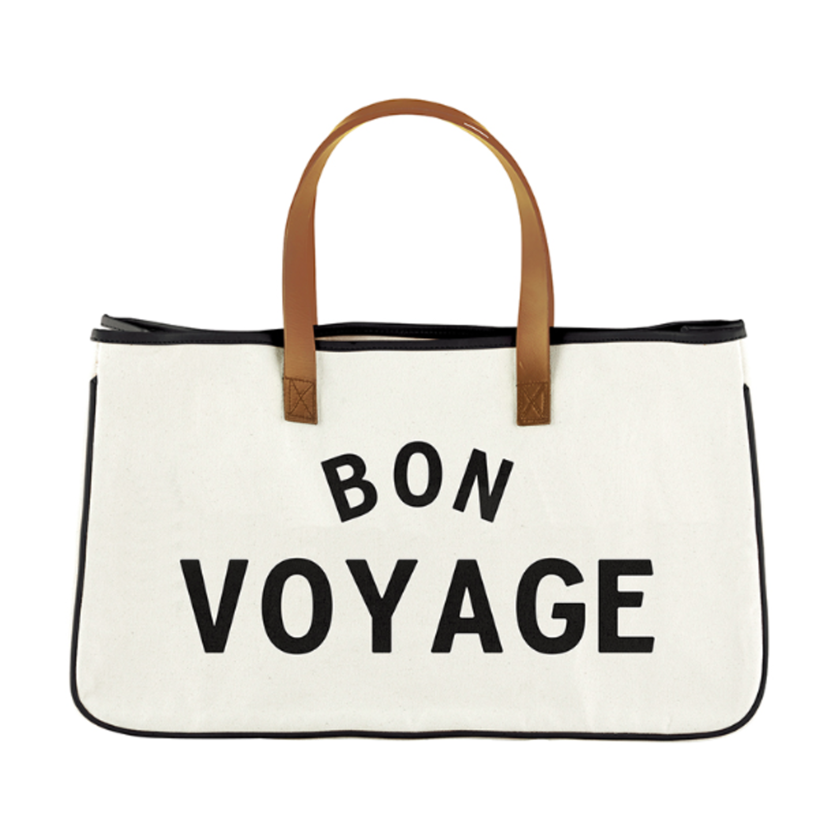 Bon Voyage - Large Canvas Tote