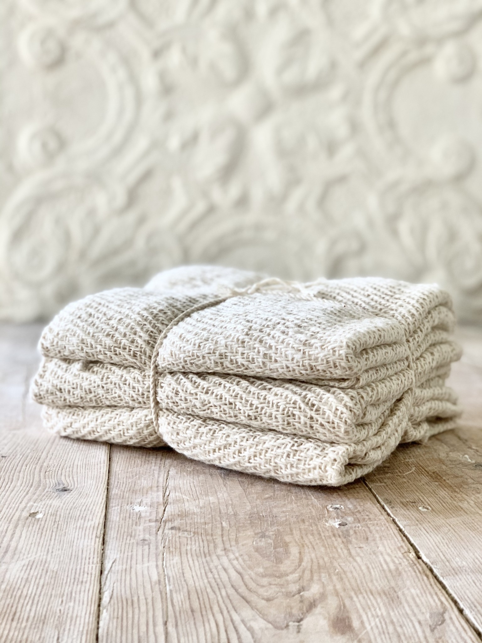 European Cloth Set of 3 French Mercantile
