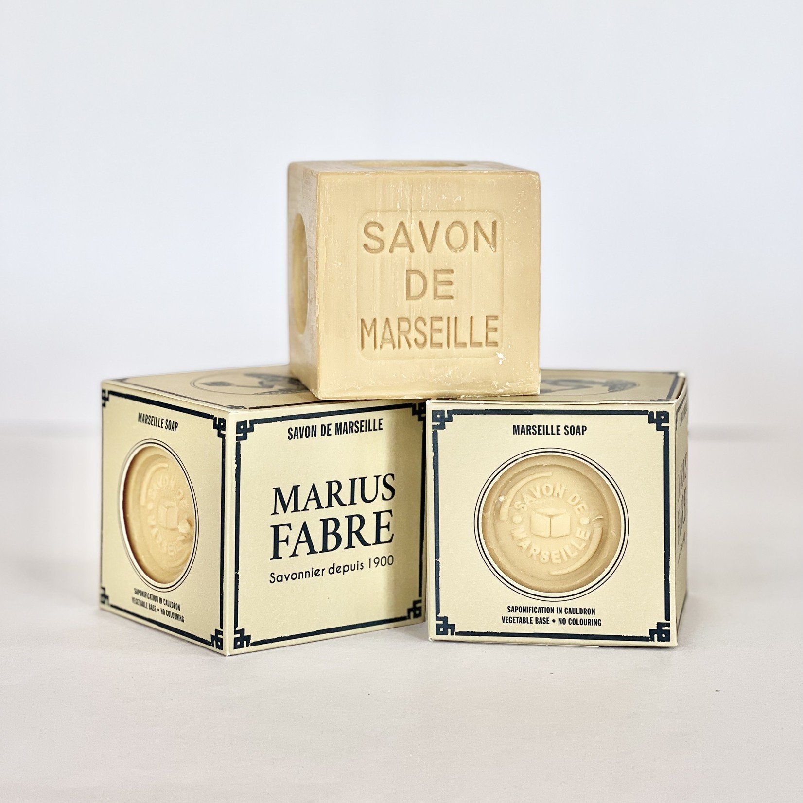 White Marseille Soap 400g Gift Box