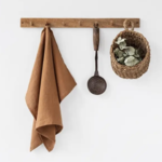 French Linen Tea Towel - Clay