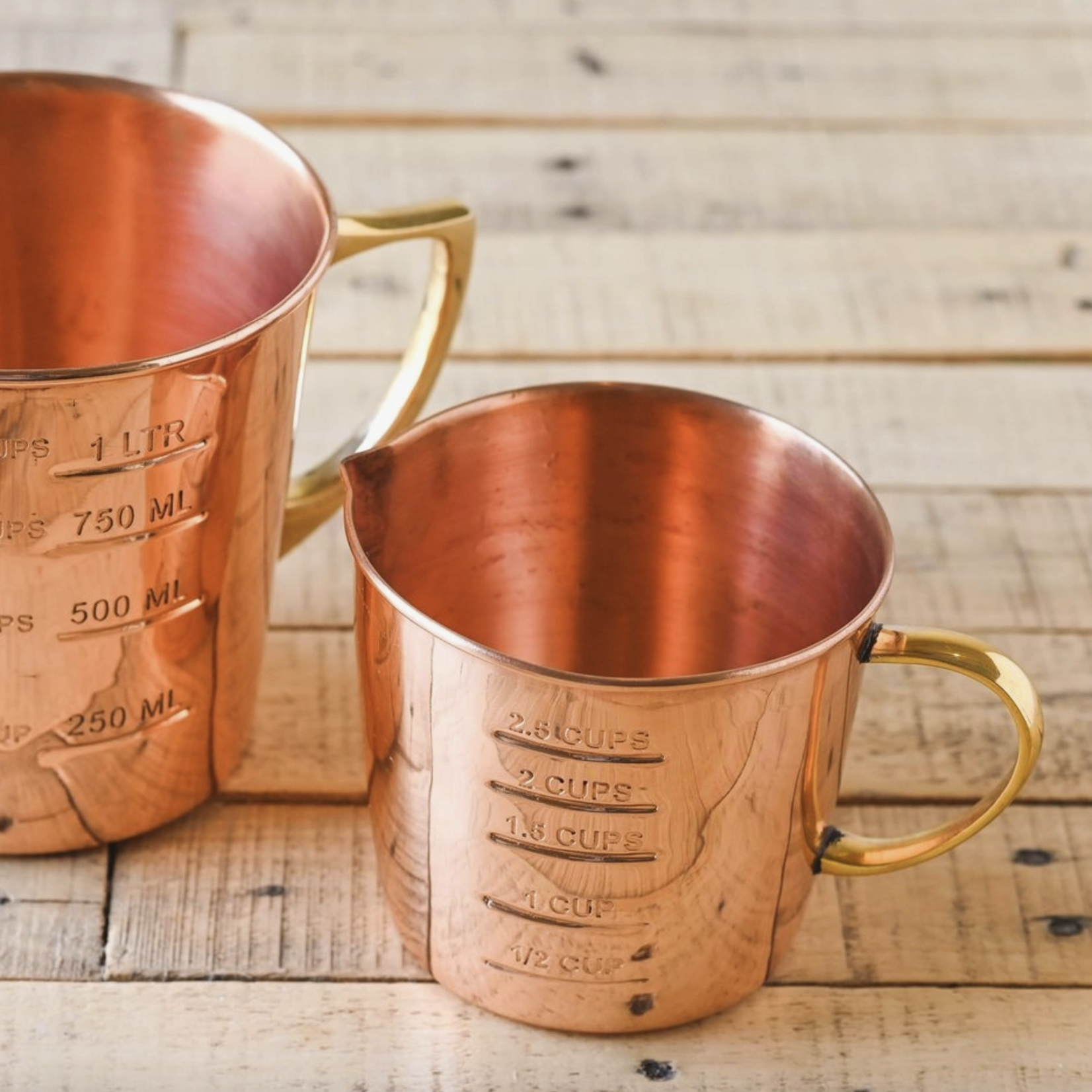 Copper Liquid Measuring Cup | 2.5 Cup