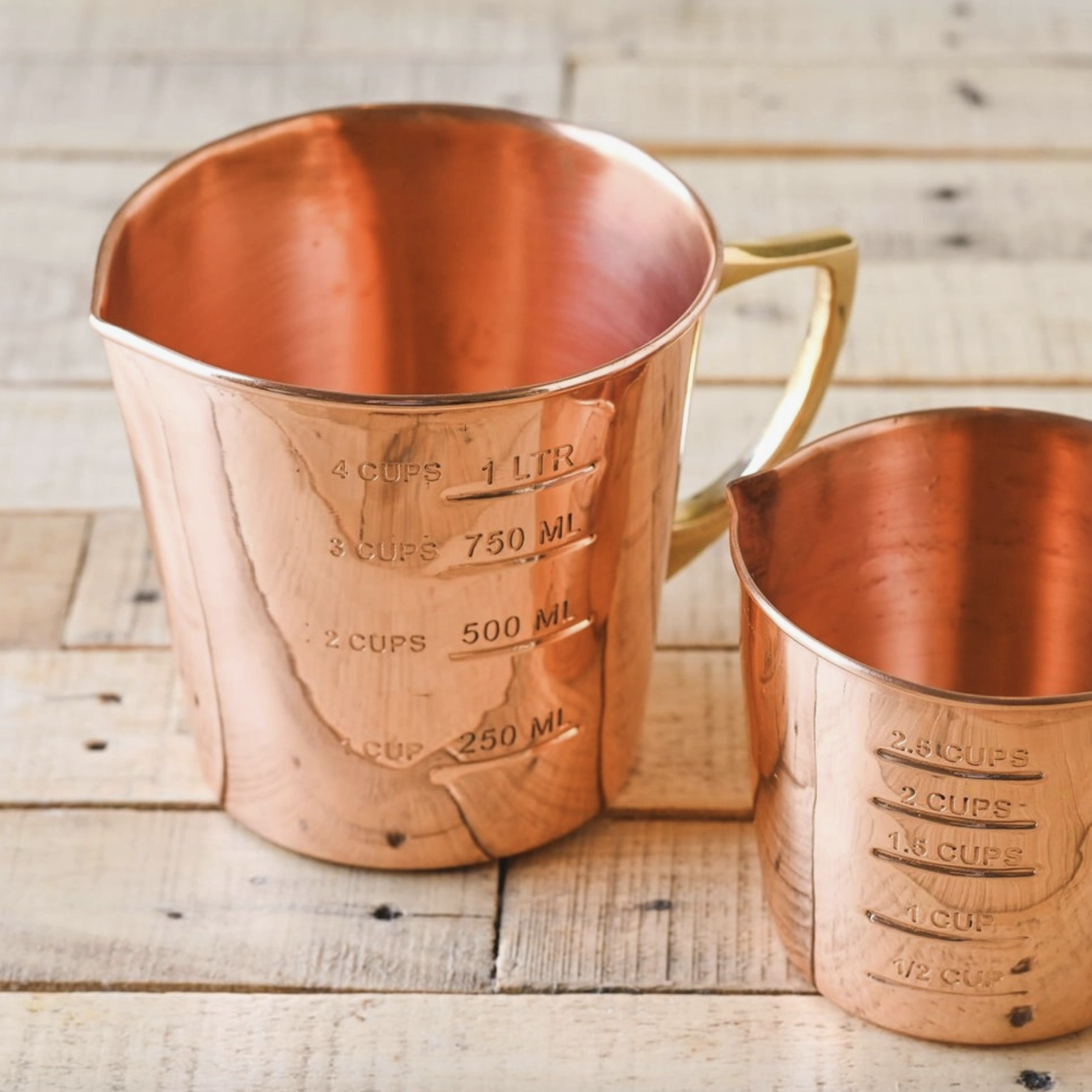 Copper Liquid Measuring Cup | 4 Cup