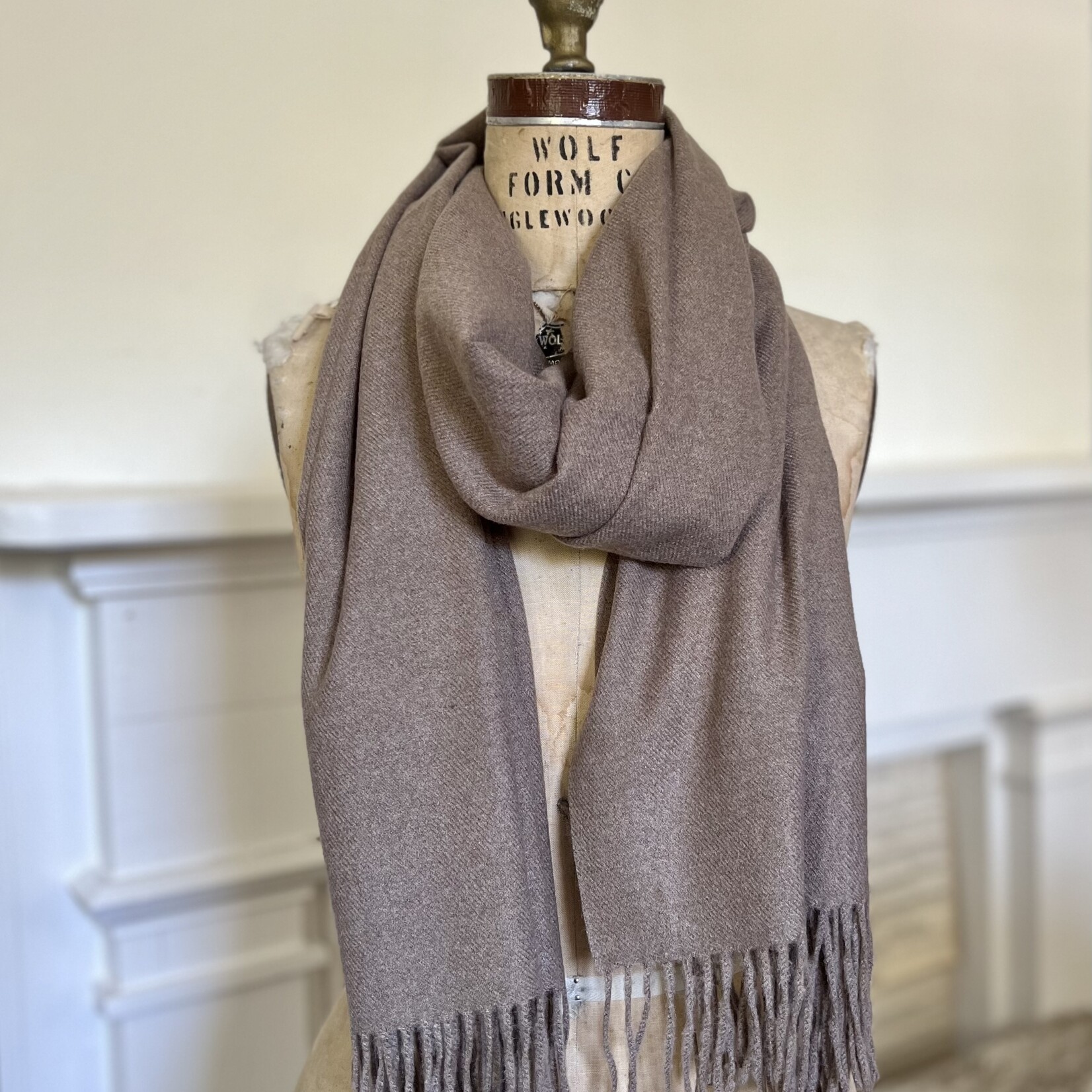 Classic French Scarf | Taupe