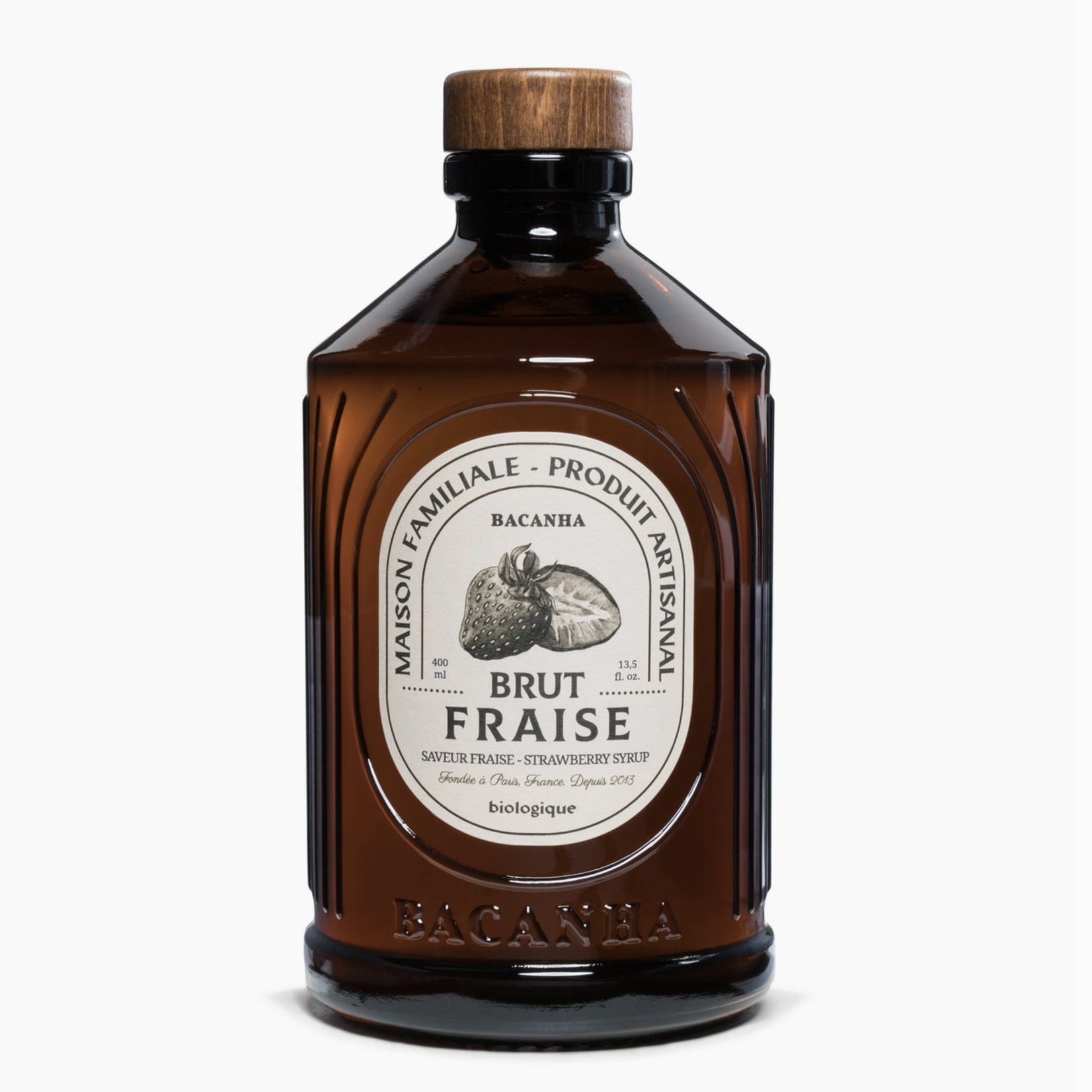 French Organic Raw Syrup - Fraise (Strawberry)