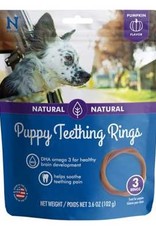 N-Bone Puppy Teething Rings Pumpkin 3 pk