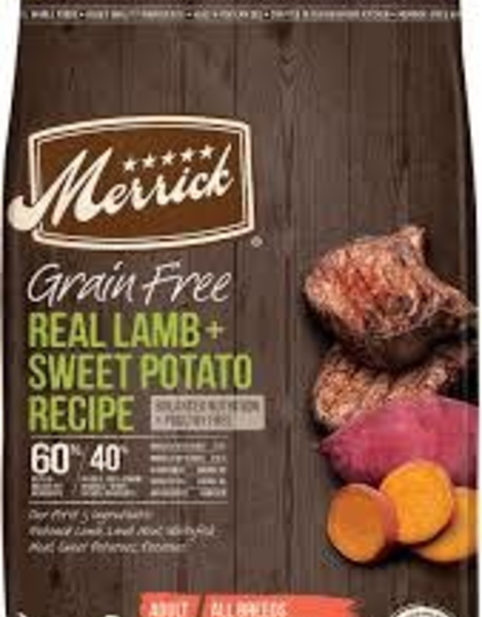 merrick grain free lamb and sweet potato
