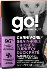 GO GO! Chicken , Turkey & Duck Pate Tetra Cat 6.4 oz