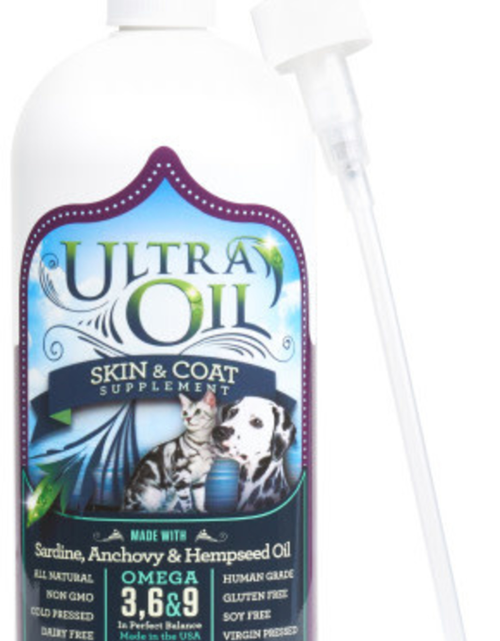Ultra Oil Ultra Oil Skin & Coat Supplement 473 ML