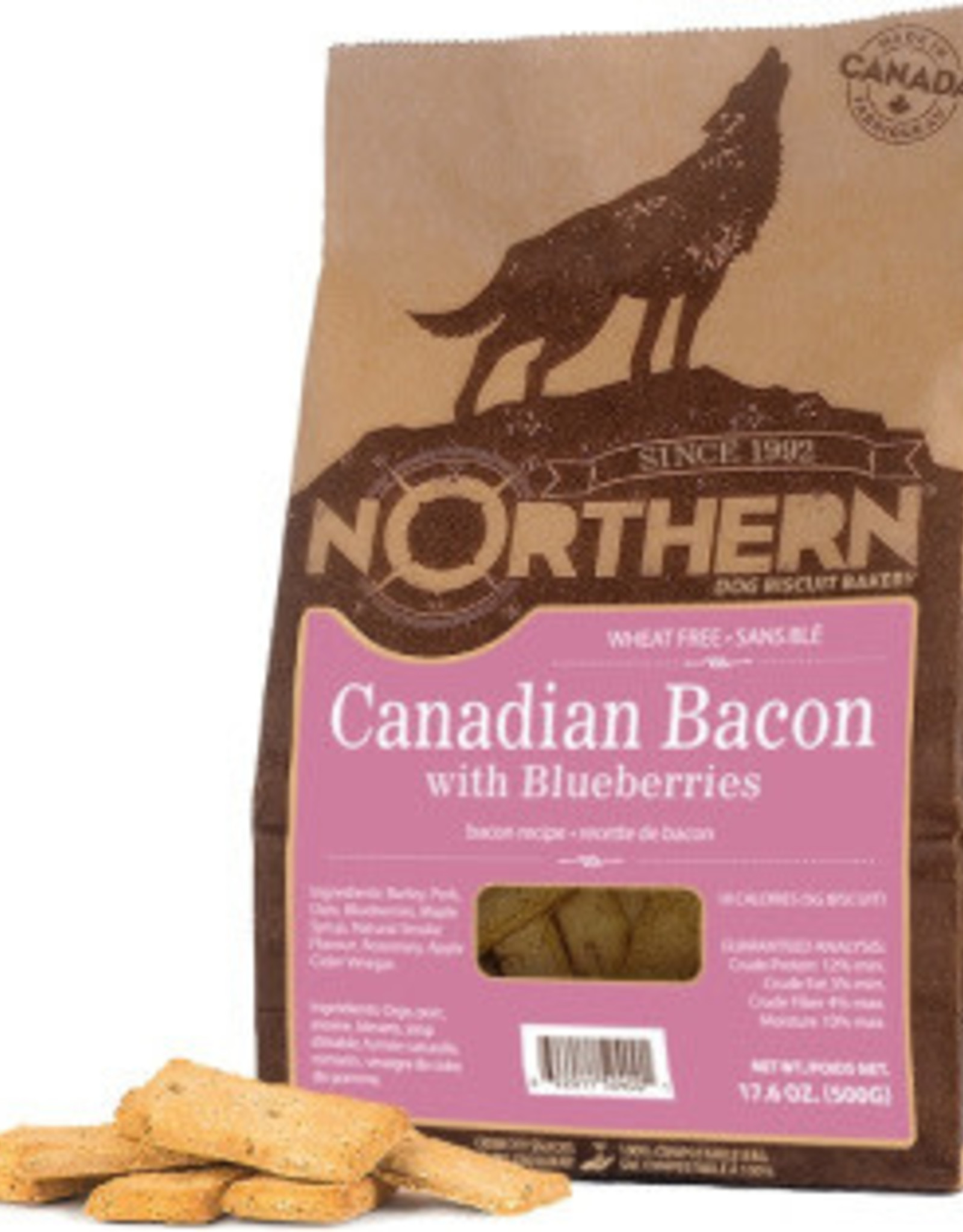 Northern Biscuit Northern Dog Biscuits Canadian Bacon 500 g