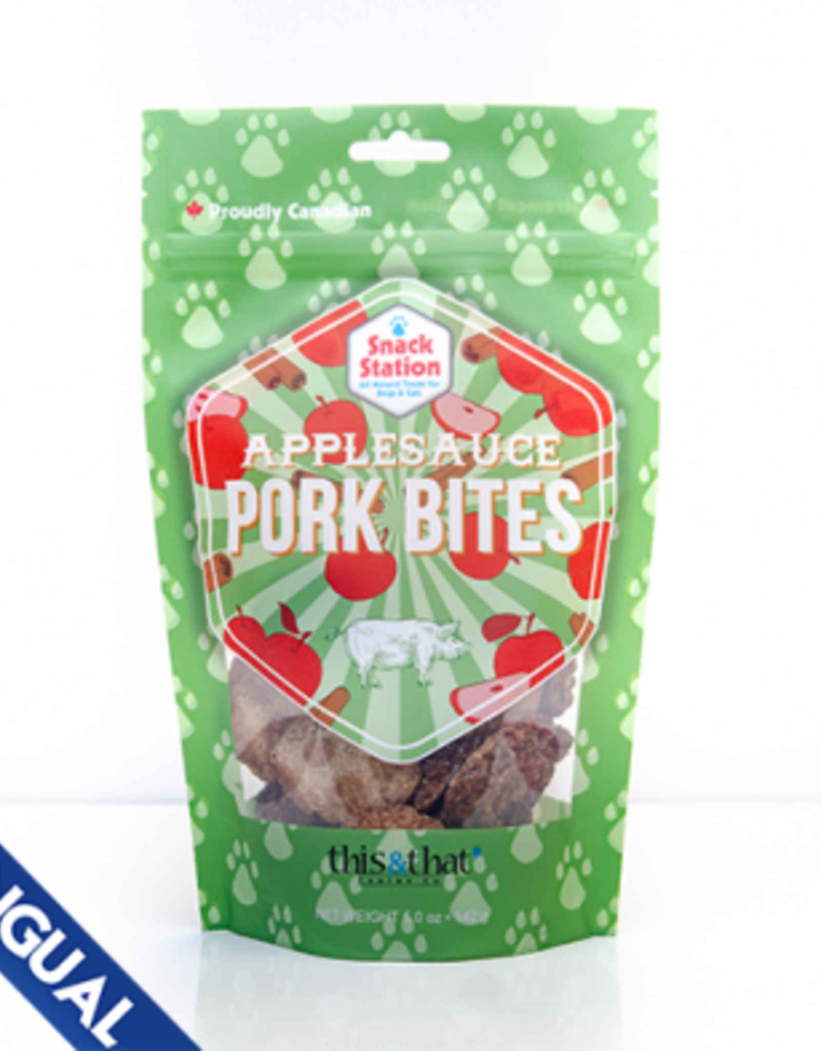 This & That This & That Applesauce Pork Bites Dog Treats 142 g