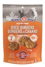 Simply Pets Simply Pets Duck Burgers Roasted & Tender Treats 112 g