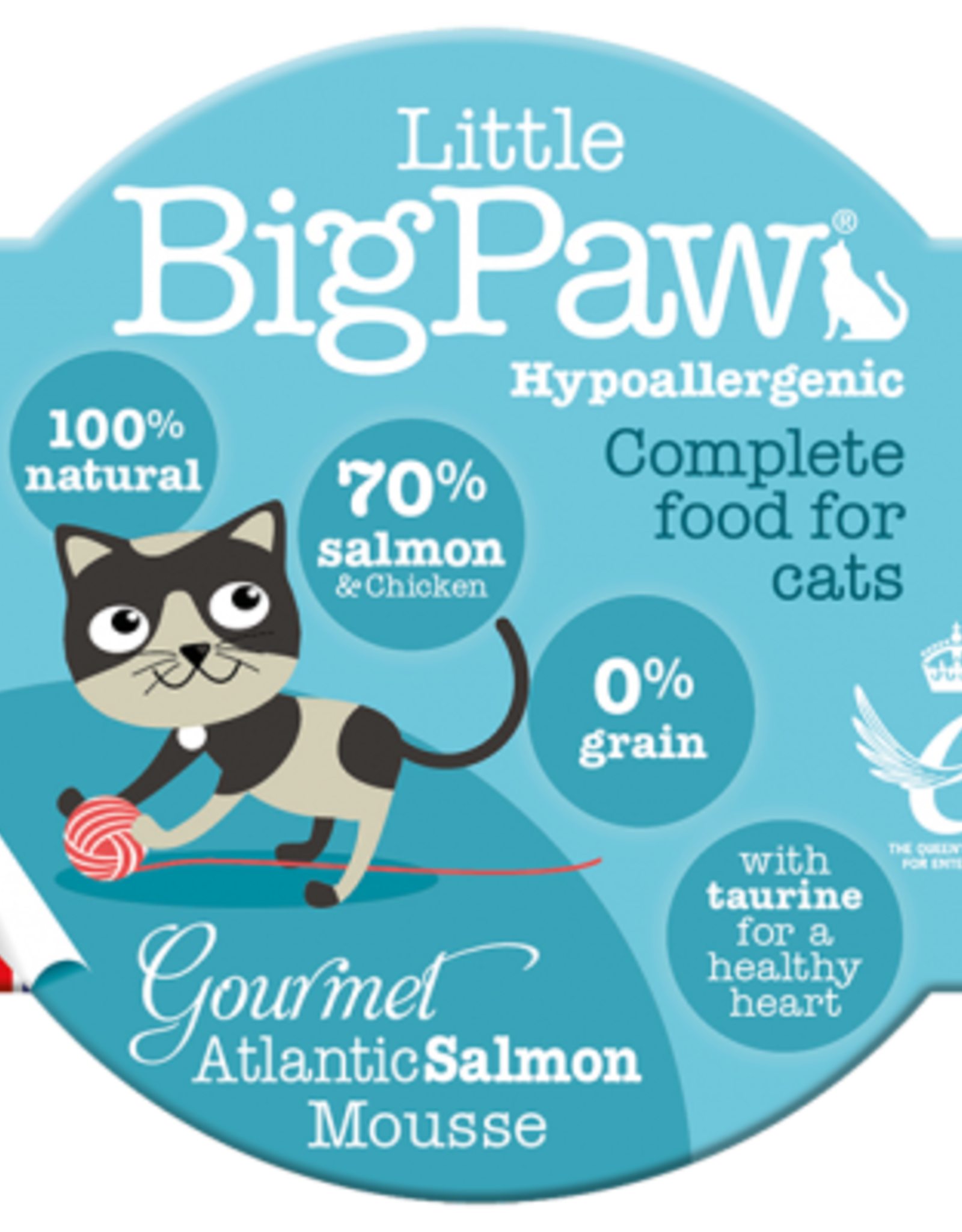 Little Big Paws Little Big Paw Cat Gourmet Atlantic Salmon Mousse 85 g