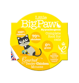 Little Big Paws Little Big Paw Cat Gourmet Tender Chicken Mousse 85 g