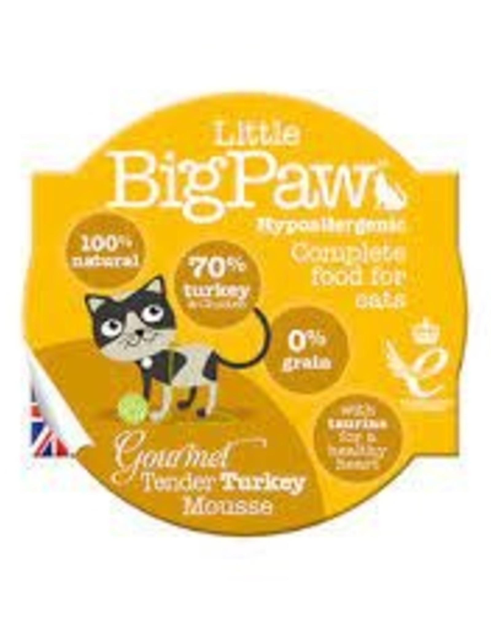 Little Big Paws Little Big Paw Cat Gourmet Tender Turkey Mousse 85 g