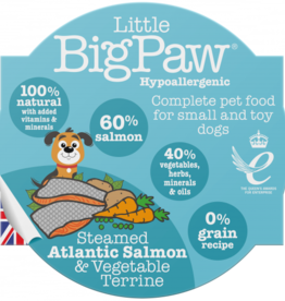 Little Big Paws Little Big Paw Dog Steamed Atlantic Salmon & Vegetable 85 g