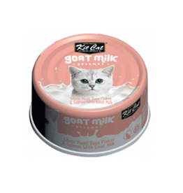 Kit Cat Kit Cat Goat Milk Gourmet White Meat Tuna Flakes & Salmon Wet Food 70 g
