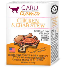 Caru Caru Chicken & Crab Stew Cat food 6 oz