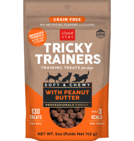 Cloud Star Cloud Star Chewy Tricky Trainers Grain-Free Peanut Butter Flavor Dog Treats 12 oz