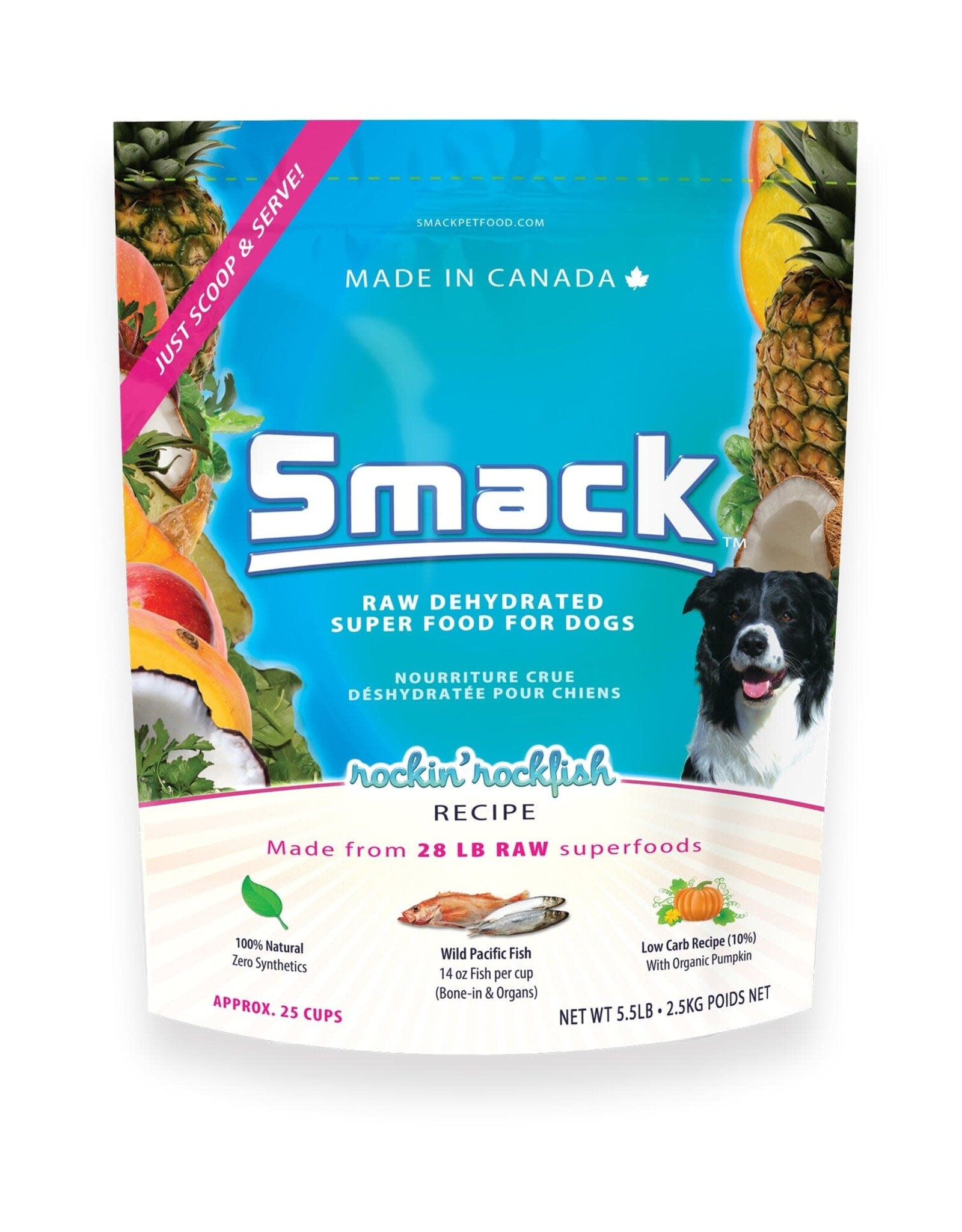 Smack Smack Rockin' Rockfish Dog Food