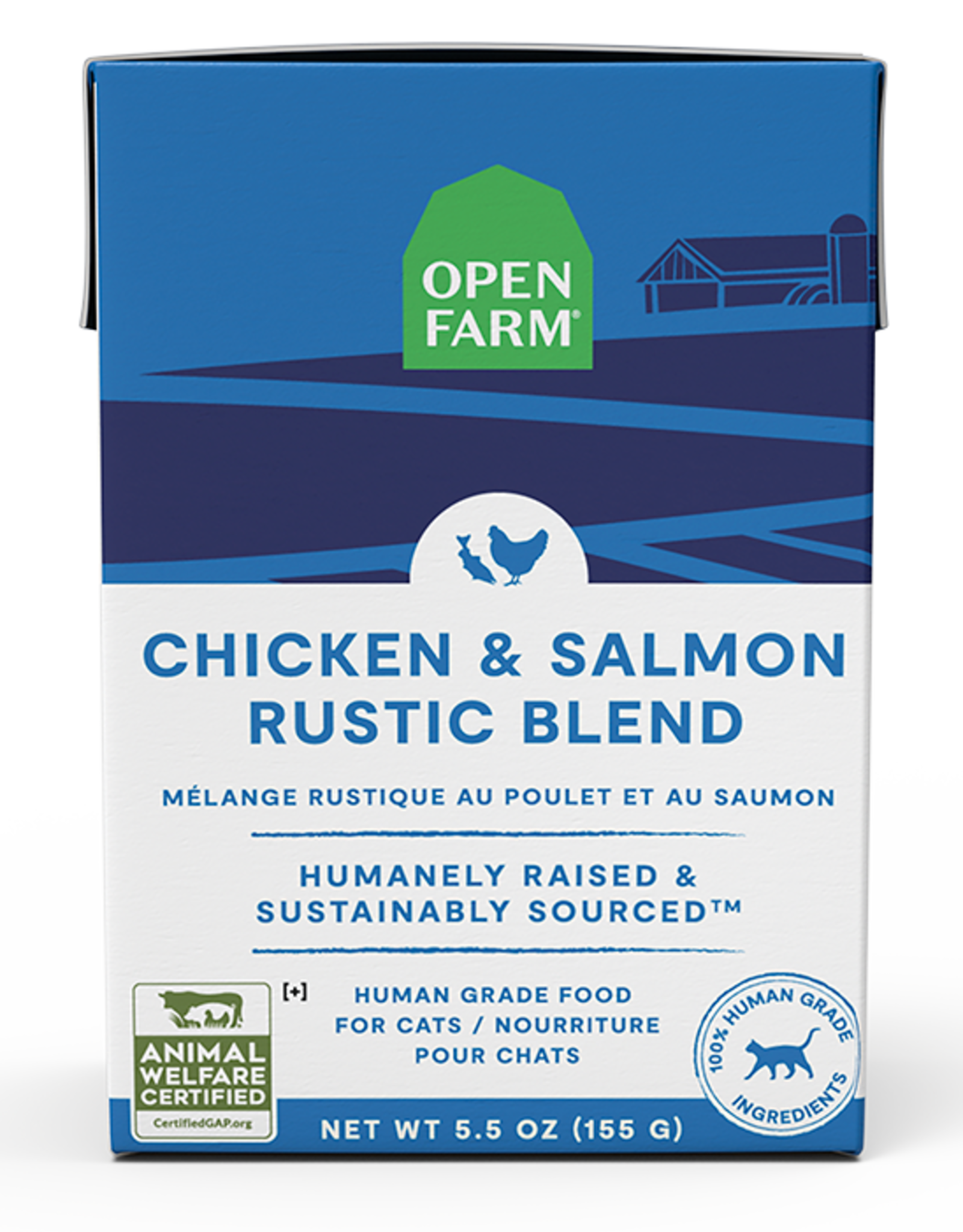 Open Farm Open Farm Chicken & Salmon Rustic Stew Wet Cat Food 5.5 oz