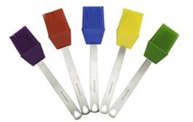 Mini silicone basting brush