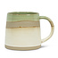 Abbott 27-POTTERY-GRN Rustic Mug-14oz-Green