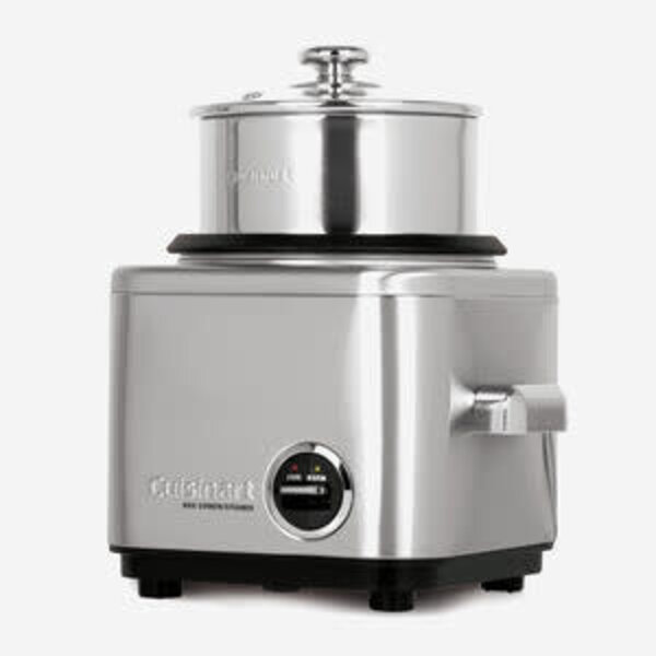 CUISINART 4 CUP Rice Cooker / Steamer / Warmer CRC-400 Silver