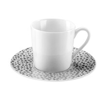 MA20C Espresso Cup & Saucer-Baghera Platinum