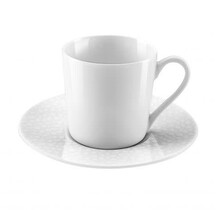 MA21 Espresso Cup & Saucer-Baghera White