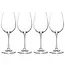 Trudeau 49040729450 Luna White Wine Glasses Set/4