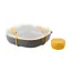 Trudeau 03021202-Fuel Lunch Plate-Grey